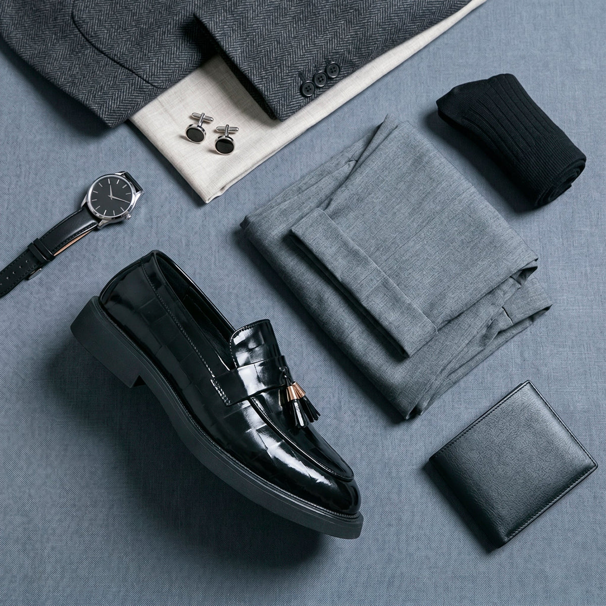 The Mayfair Tassel Loafer — Black