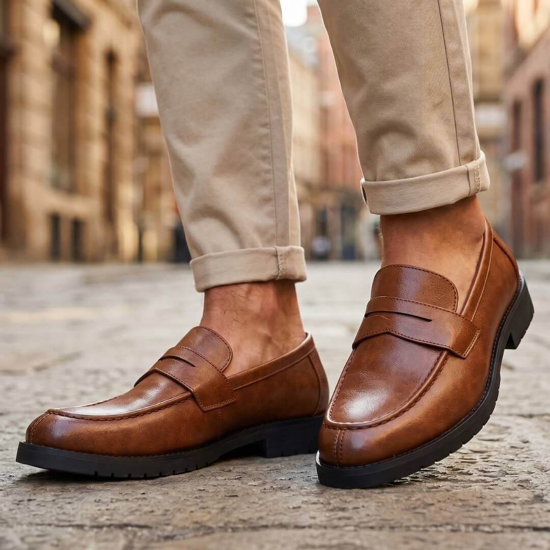 The Kensington Penny Loafer — Brown