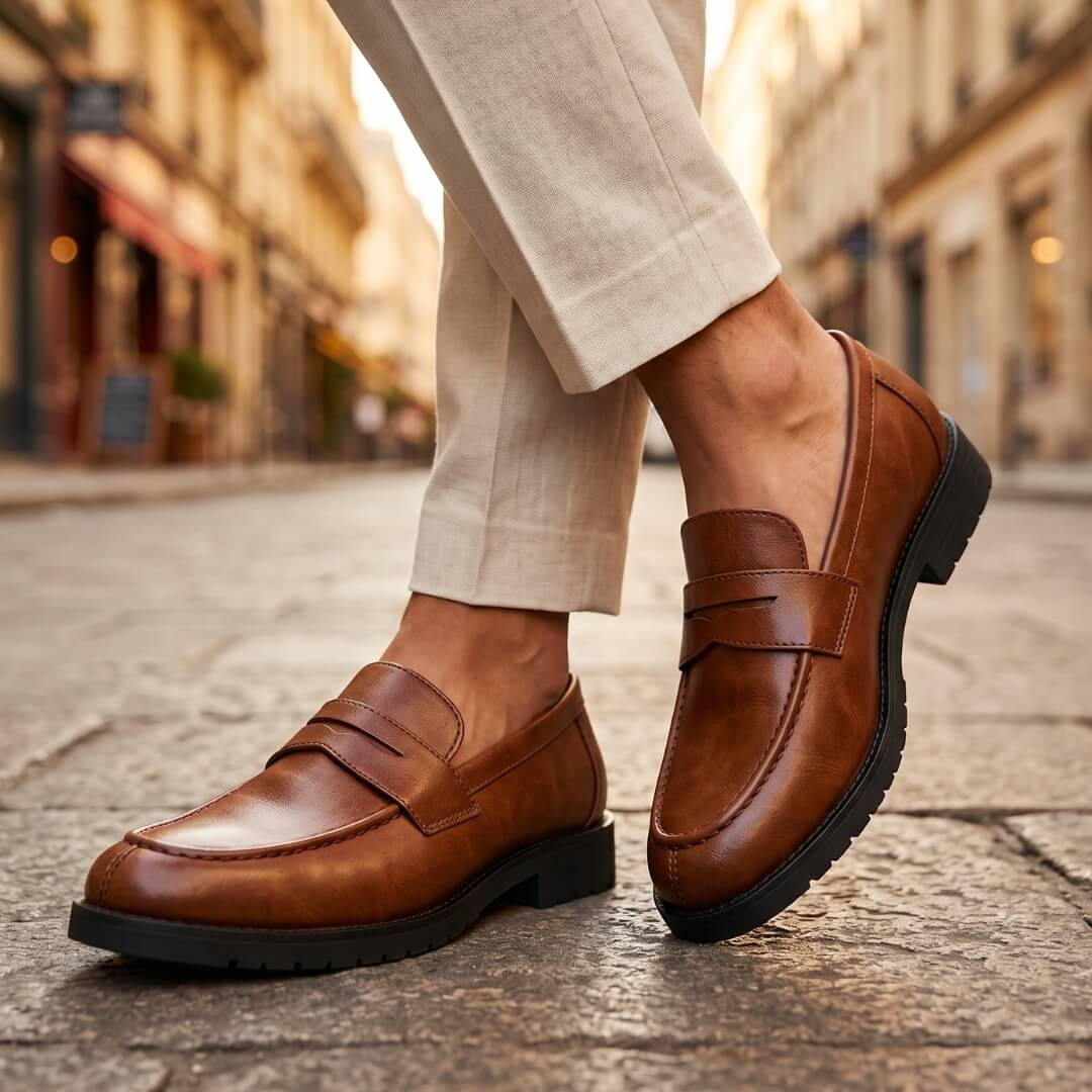 The Kensington Penny Loafer — Brown