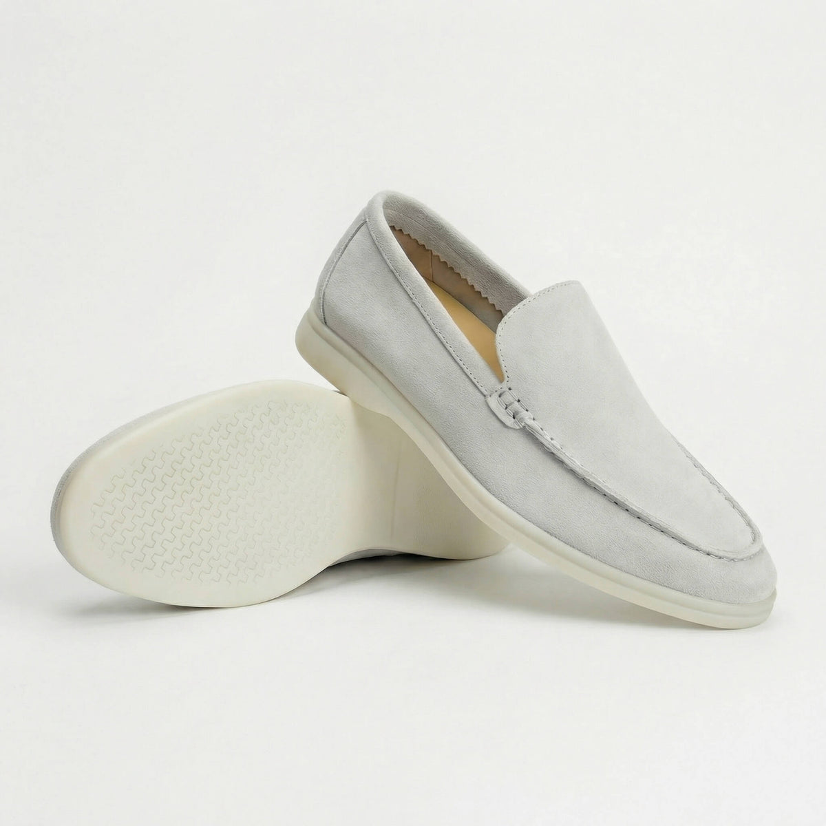 The Richmond Suede Loafer — Stone