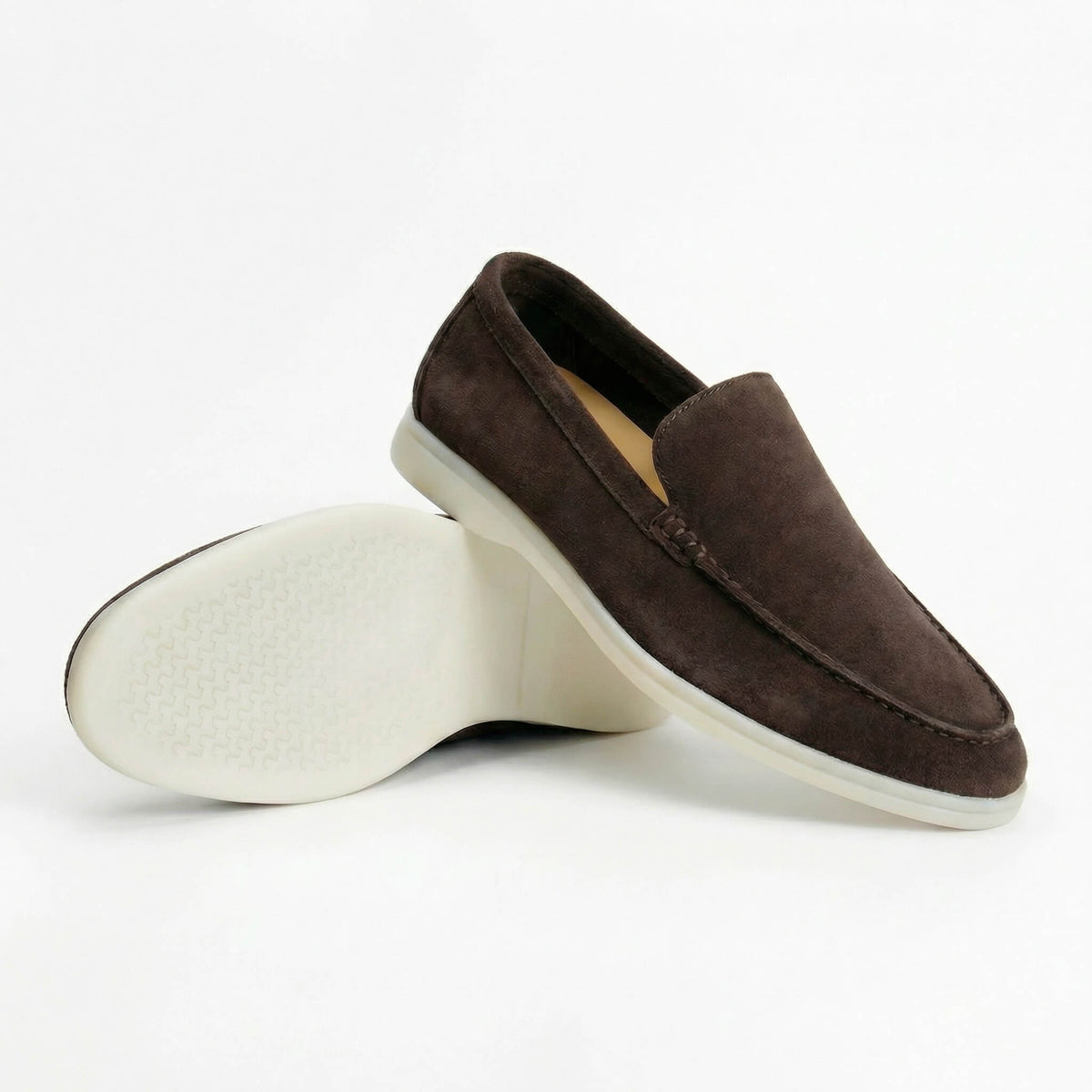 The Richmond Suede Loafer — Dark Brown