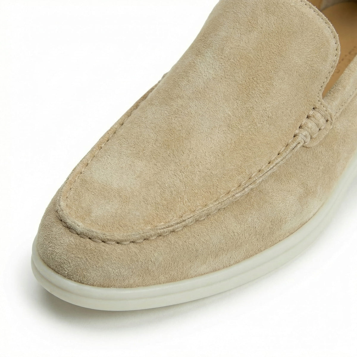 The Richmond Suede Loafer — Sand