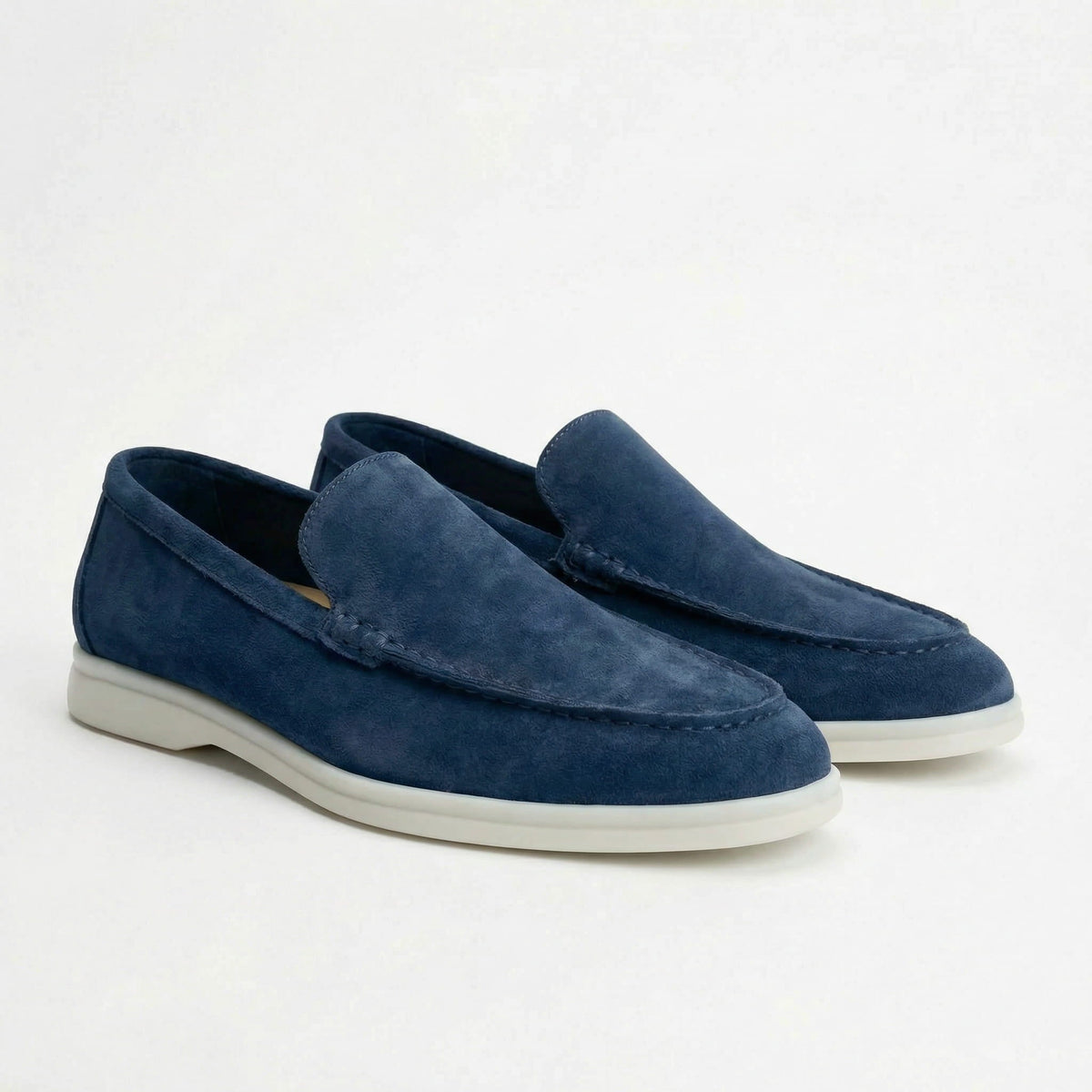 The Richmond Suede Loafer — Navy