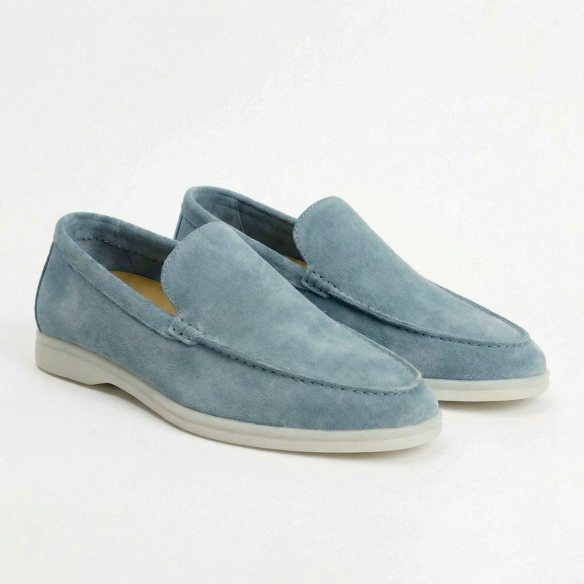The Richmond Suede Loafer — Pale Blue