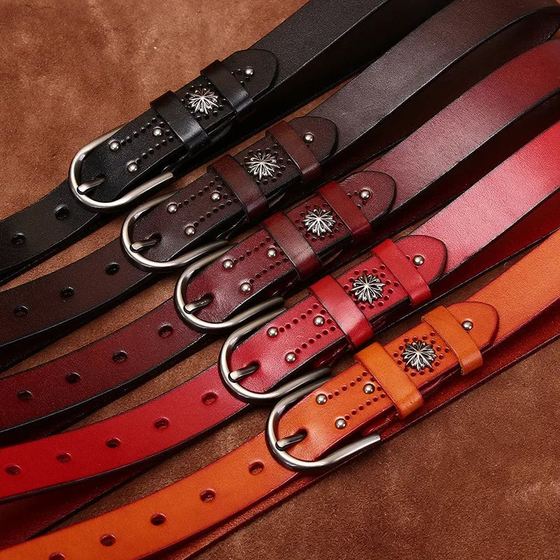 Rodeo Cowhide Belt