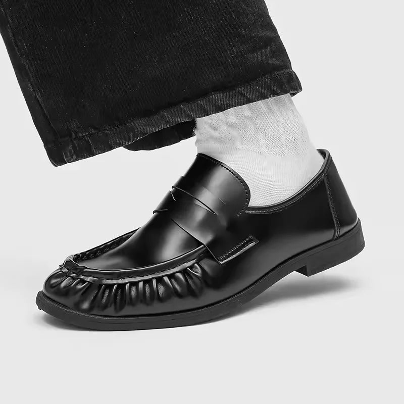 The Camden Leather Loafer – Black