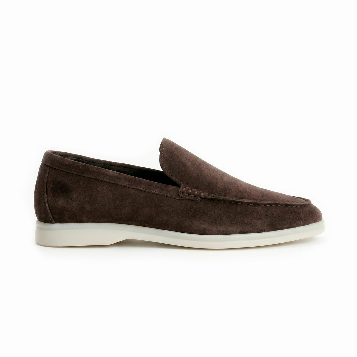 The Richmond Suede Loafer — Dark Brown