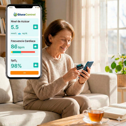 GlucoControl™ 3X – Monitor Integral de Salud