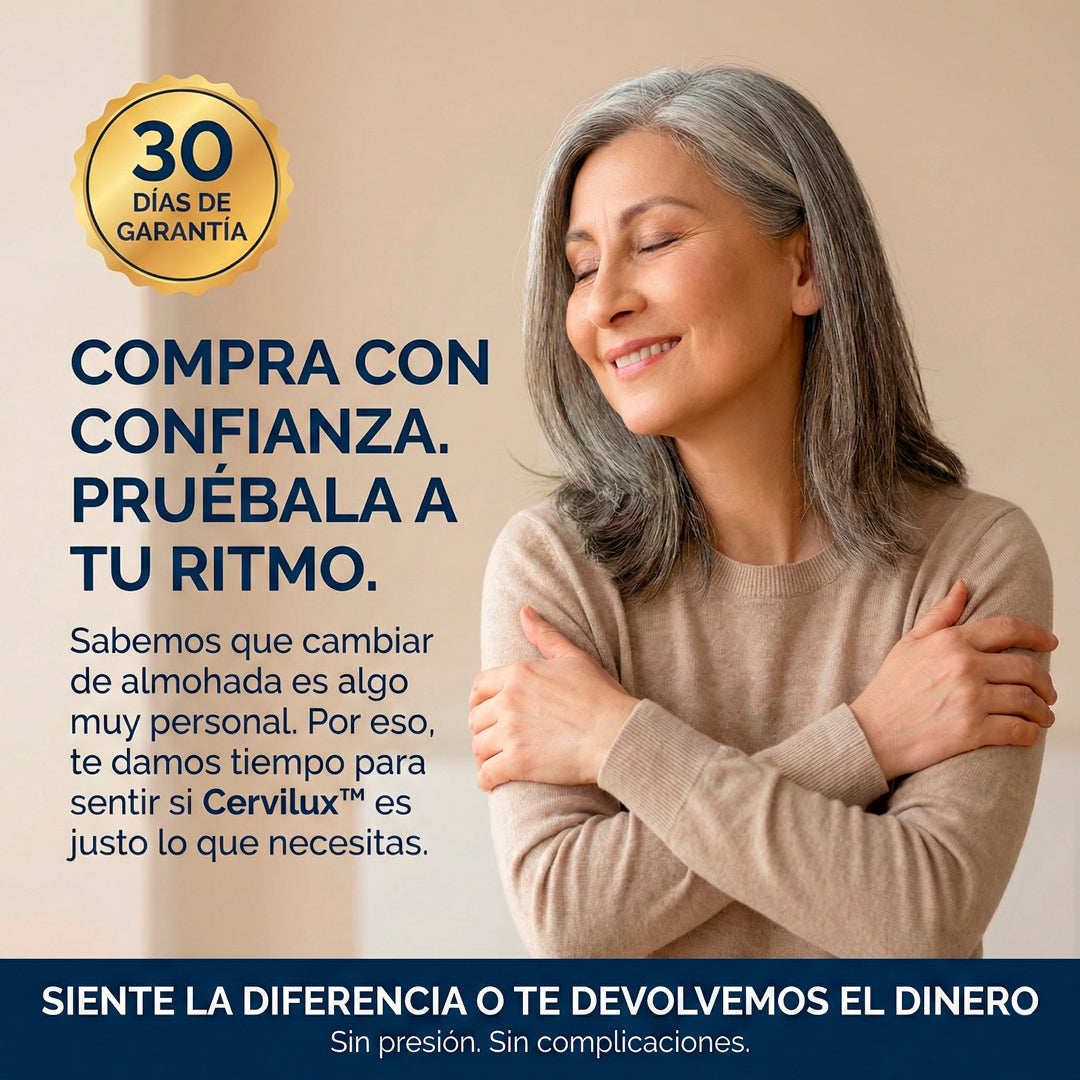 Almohada CerviLux™ - Redescubre el placer de despertar sin dolores